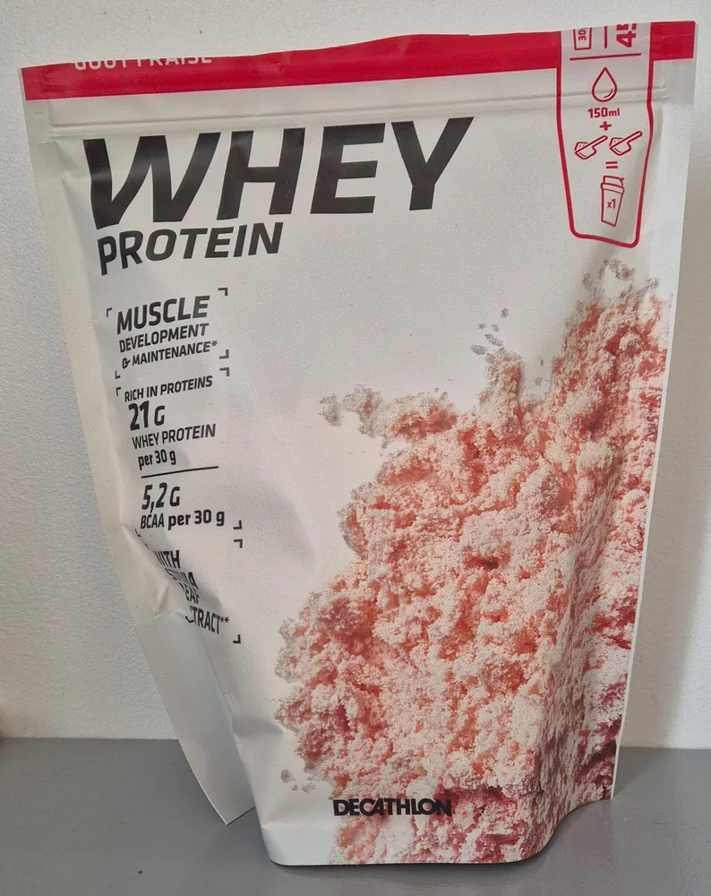 Whey protein fraise