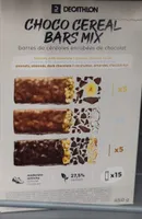 Choco cereal bars mix