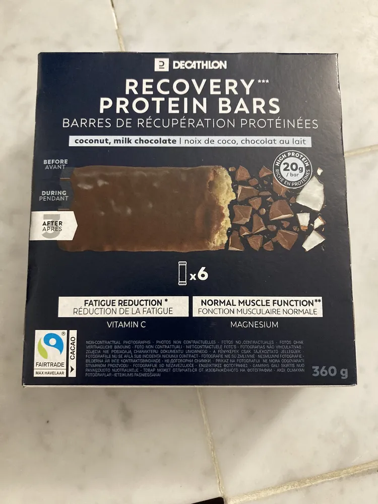 Recovery protein bar coco x6