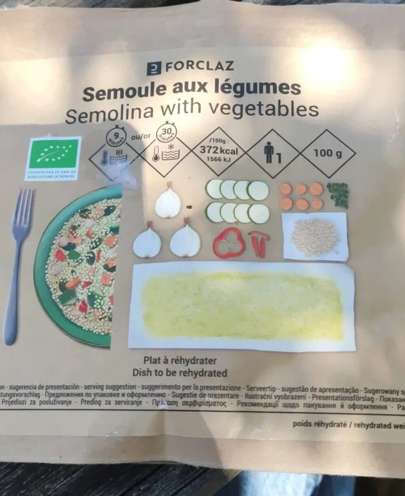 Semoule aux légumes