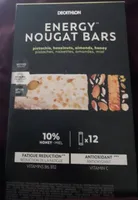 Energy nougat bars