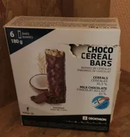 Choco cereal bars noix de coco