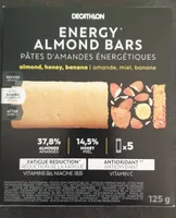 Energy almond bar banana x5