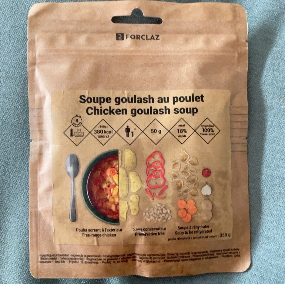 Soupe goulash au poulet