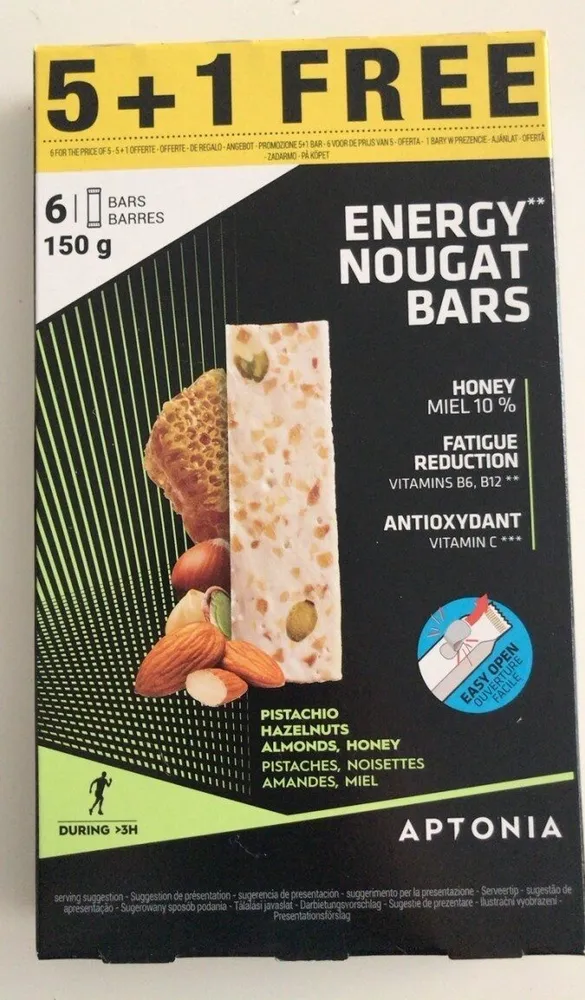 Energy Nougat Bar