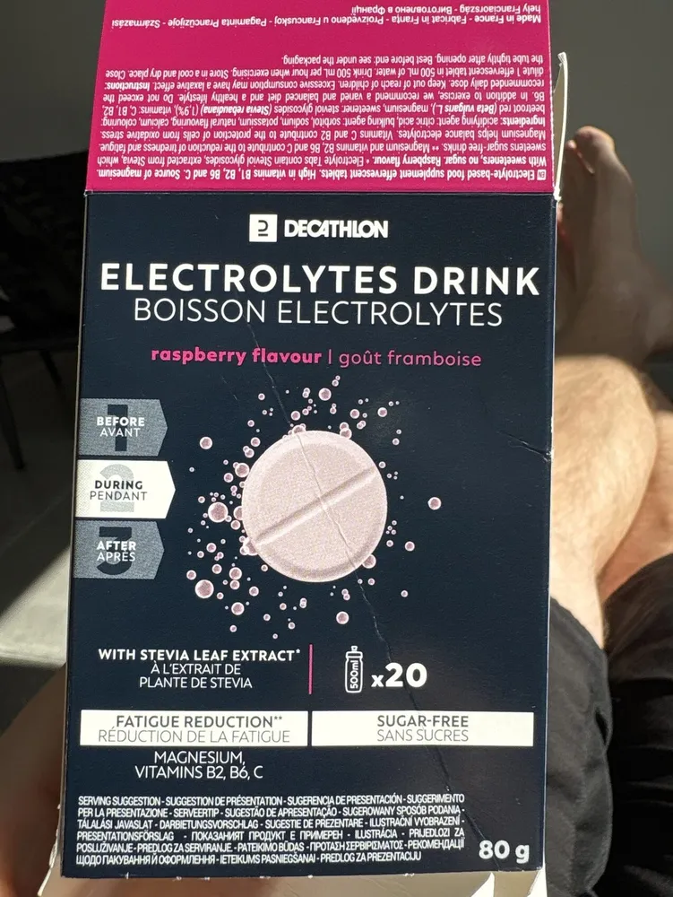 Electrolyte Tabs x20 - Raspberry