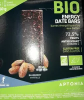 Bio energy date bars blueberry