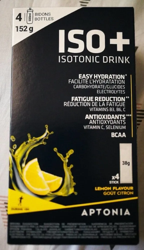 Iso+ lemon x4