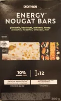Energy nougat bars x12