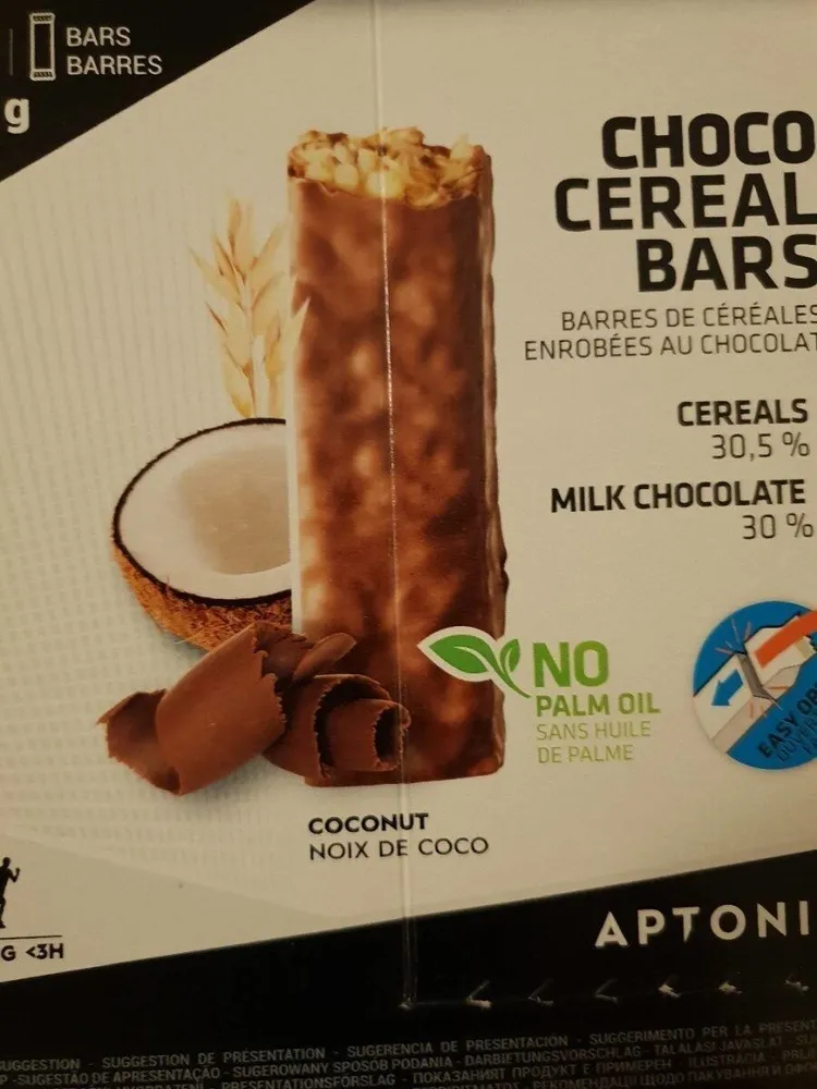 Chocolat céréale bars coconut