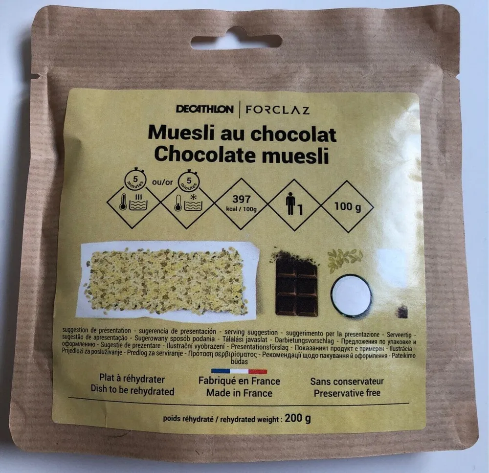 Muesli au chocolat