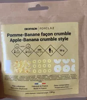 Lyophilisé pomme-banane façon cruble