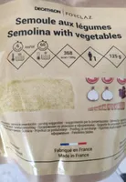 Lyophilisé semoule aux legumes