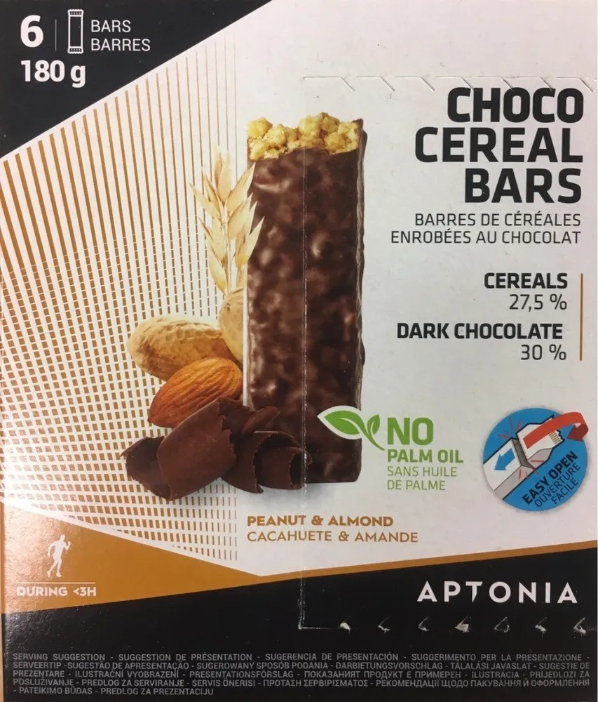 Choco cereal bars - Barres de céréales enrobées au chocolat