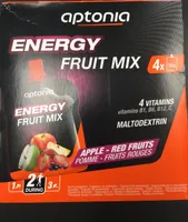 Energy fruit mix apple red fruits