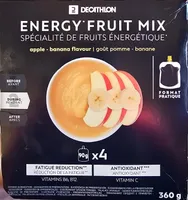 Energy fruit mix apple banana