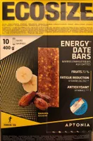 Barres énergétiques aux dates, aux céréales, et à la banane