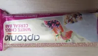 Barres cereales chocolat blanc fruits rouges