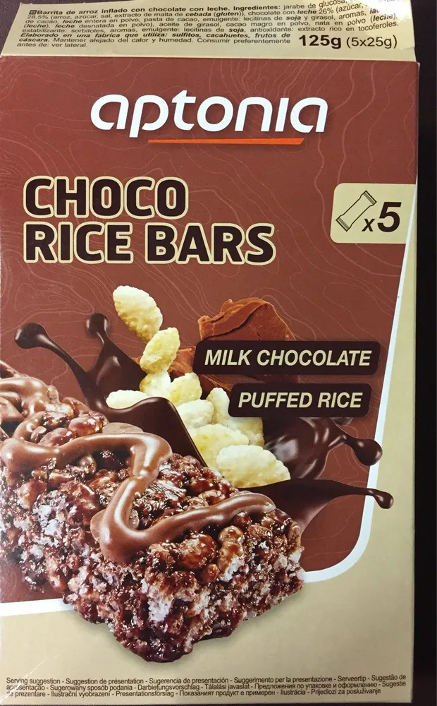 Choco rice bars