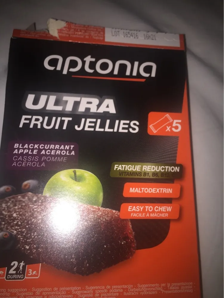 Ultra fruit jellies cassis pomme acérola