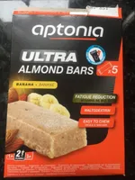 Ultra Almond Barre Banane, pâte d'amandes