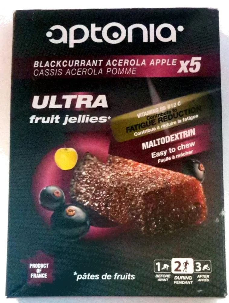 Ultra fruit jellies - Cassis Acelora Pomme