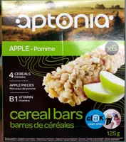 Barres de céréales pomme