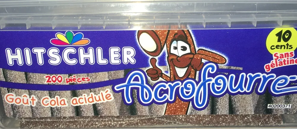 Hitschler Acrofourrés Cola x 200
