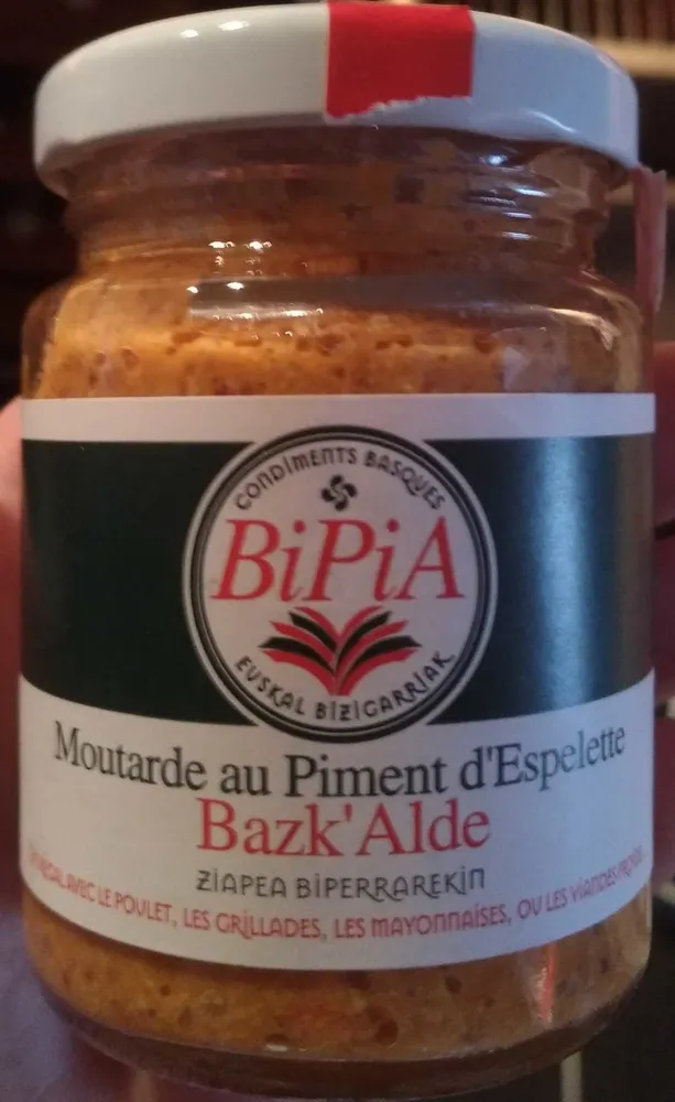 Bazk'alde Moutarde Au Piment