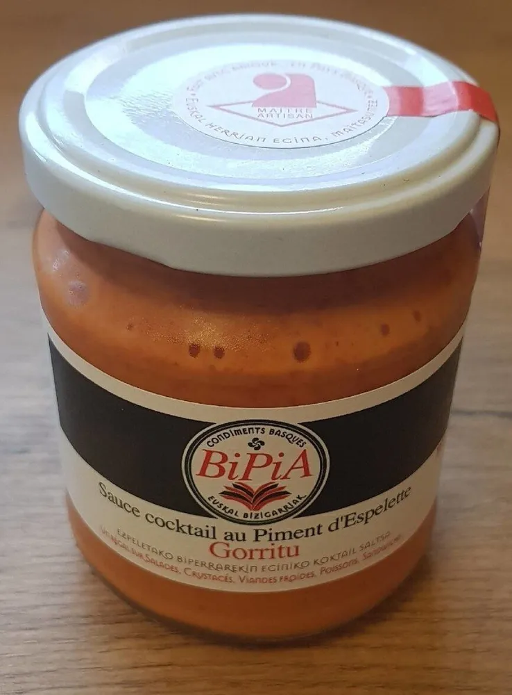 Sauce cocktail au piment d'Espelette