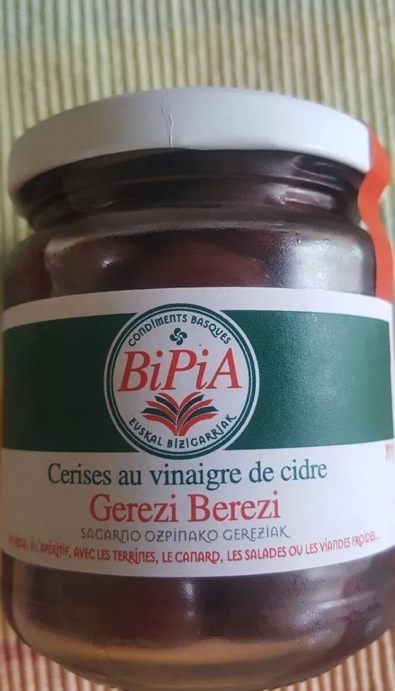 Cerises au vinaigre de cidre