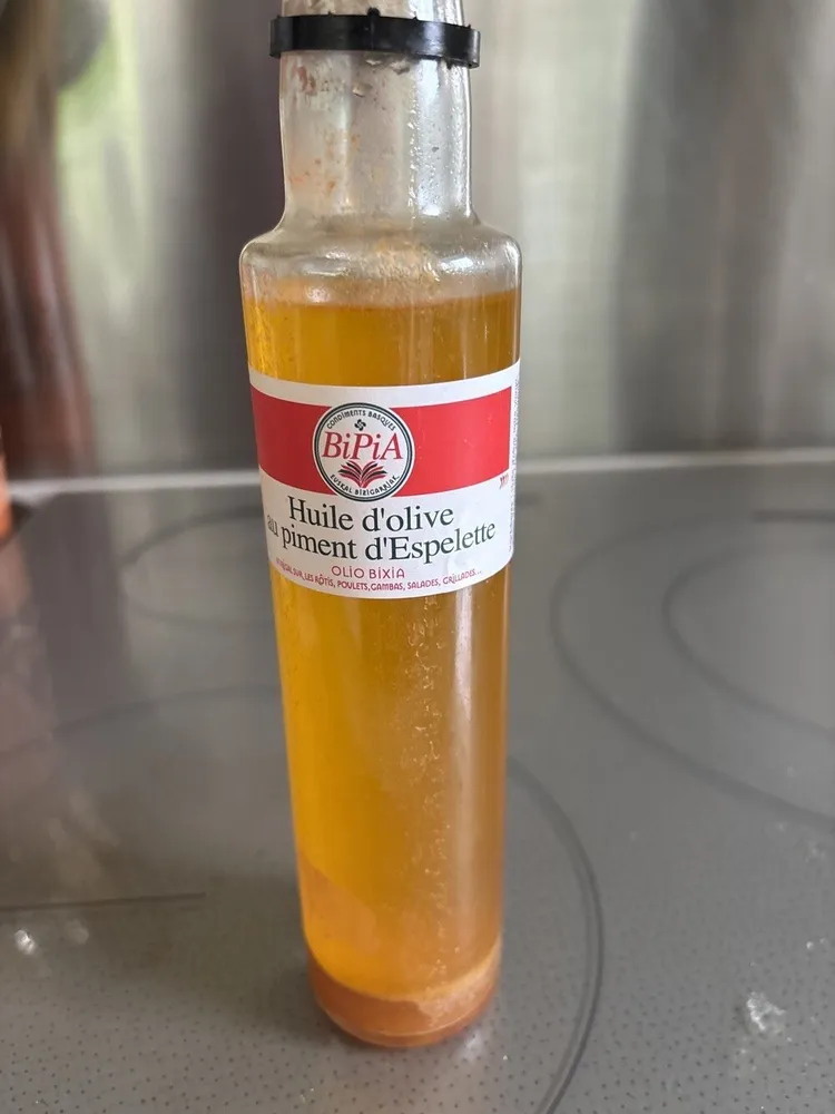 Huile d’olive piment d’espelette