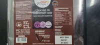 Chocolat de couverture noir