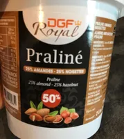 Praliné 25% amandes 25% noisettes