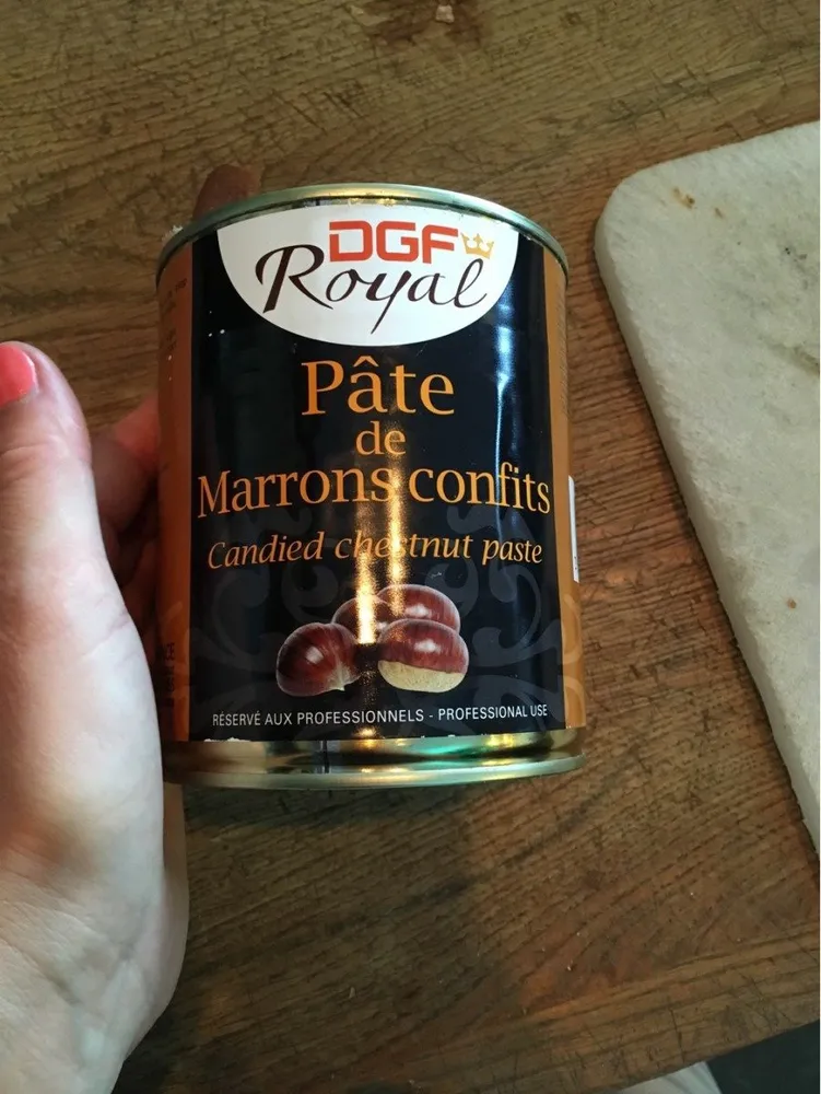 Pate de marrons confits