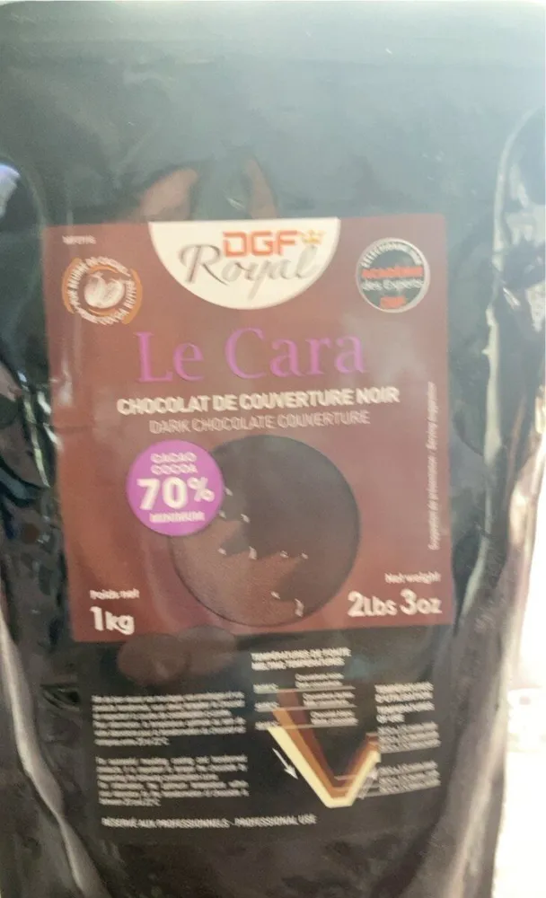 Le cara  chocolat de couverture