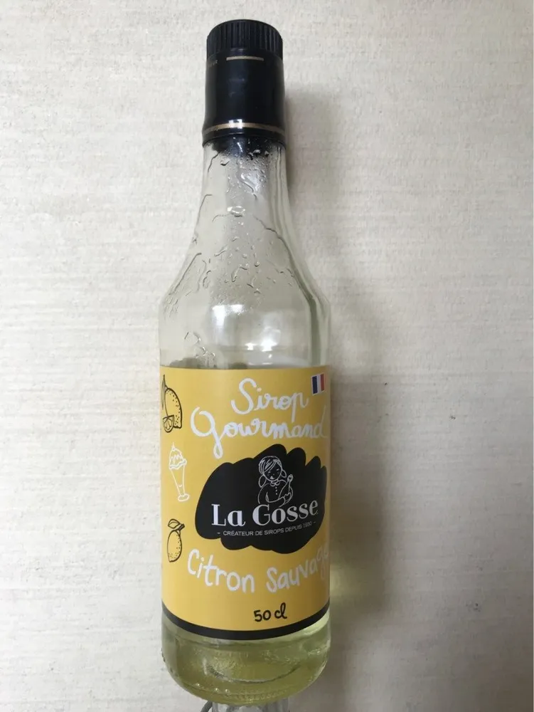 Sirop gourmand citron sauvage