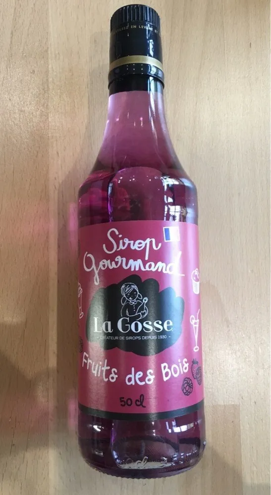 Sirop gourmand fruits des bois