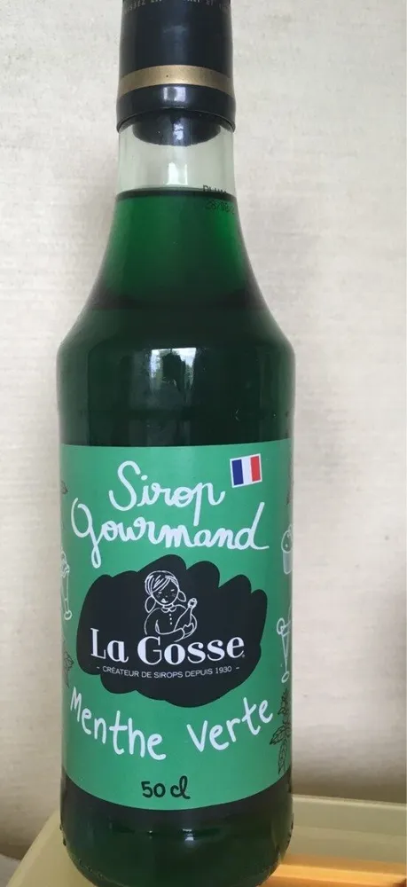 Sirop gourmand menthe verte