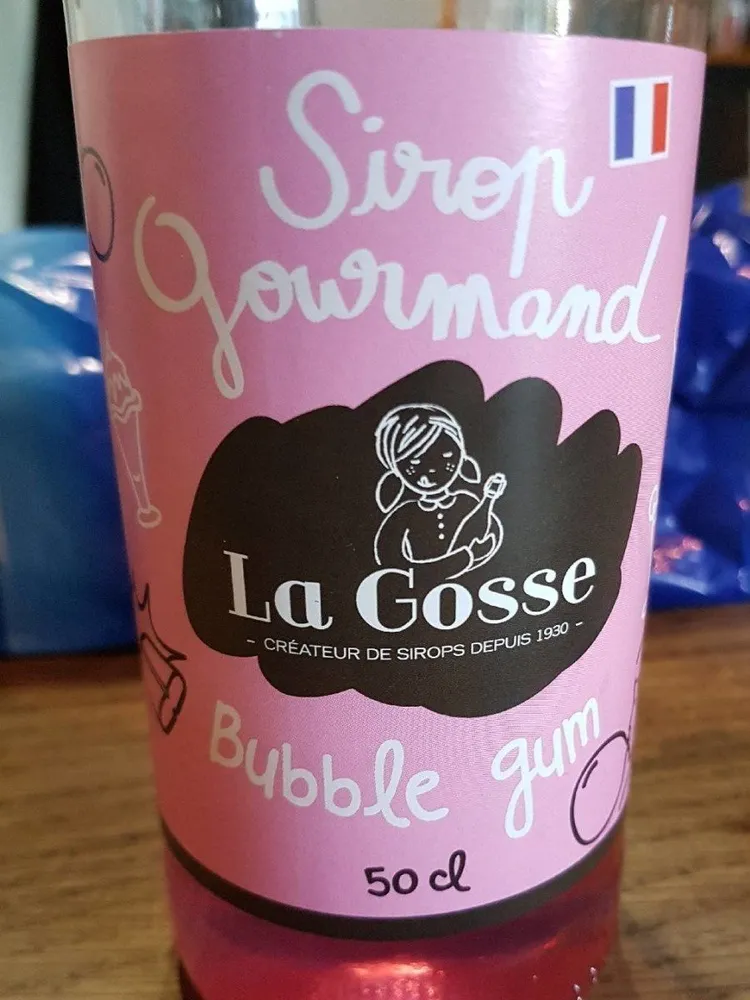 Sirop gourmand bubble gum
