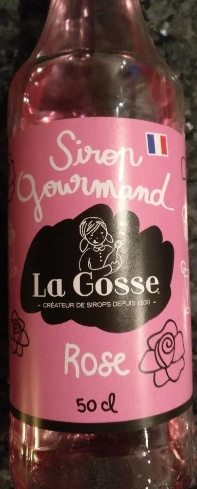 Sirop gourmand à la rose