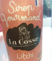 Sirop gourmand La Gosse Litchi