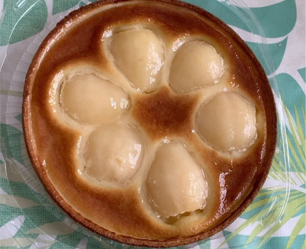 Tarte poires amandes