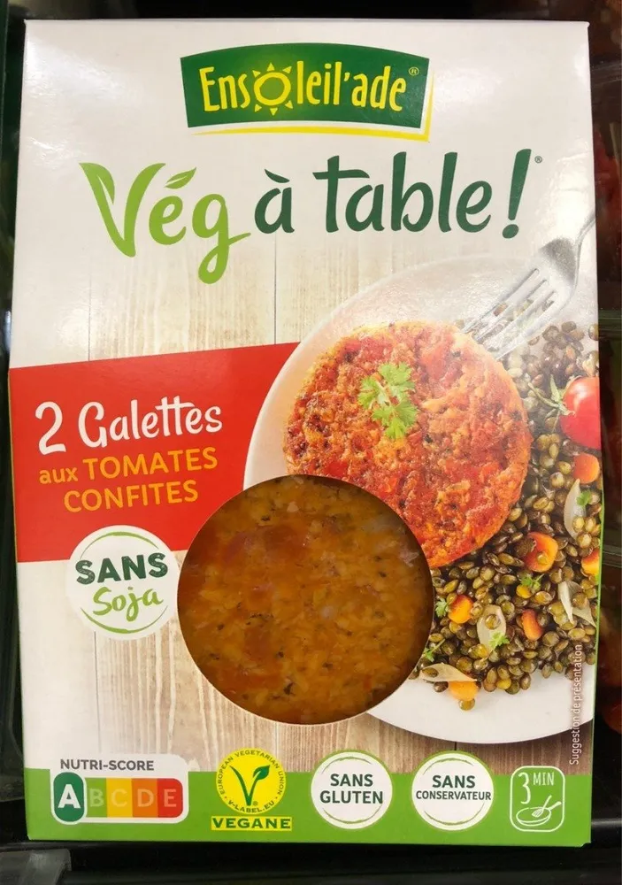 Galettes aux tomates confites