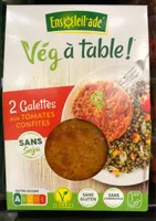 Galettes aux tomates confites