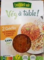 Galettes Poivrons et tomates confits