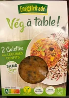 Galettes aux légumes confits
