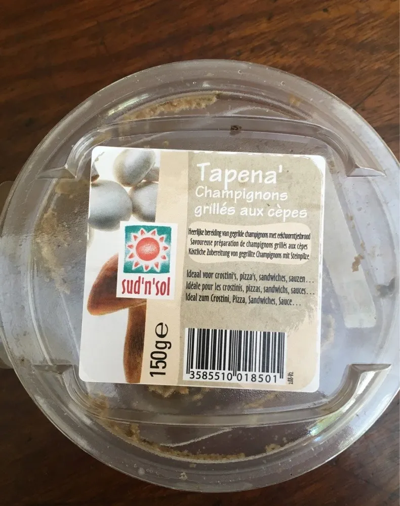 Tapena' champignons  aux cèpes