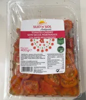 Tomates cherry semisecos marinados
