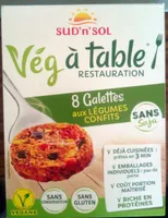 Vég à table - Galettes aux légumes confits